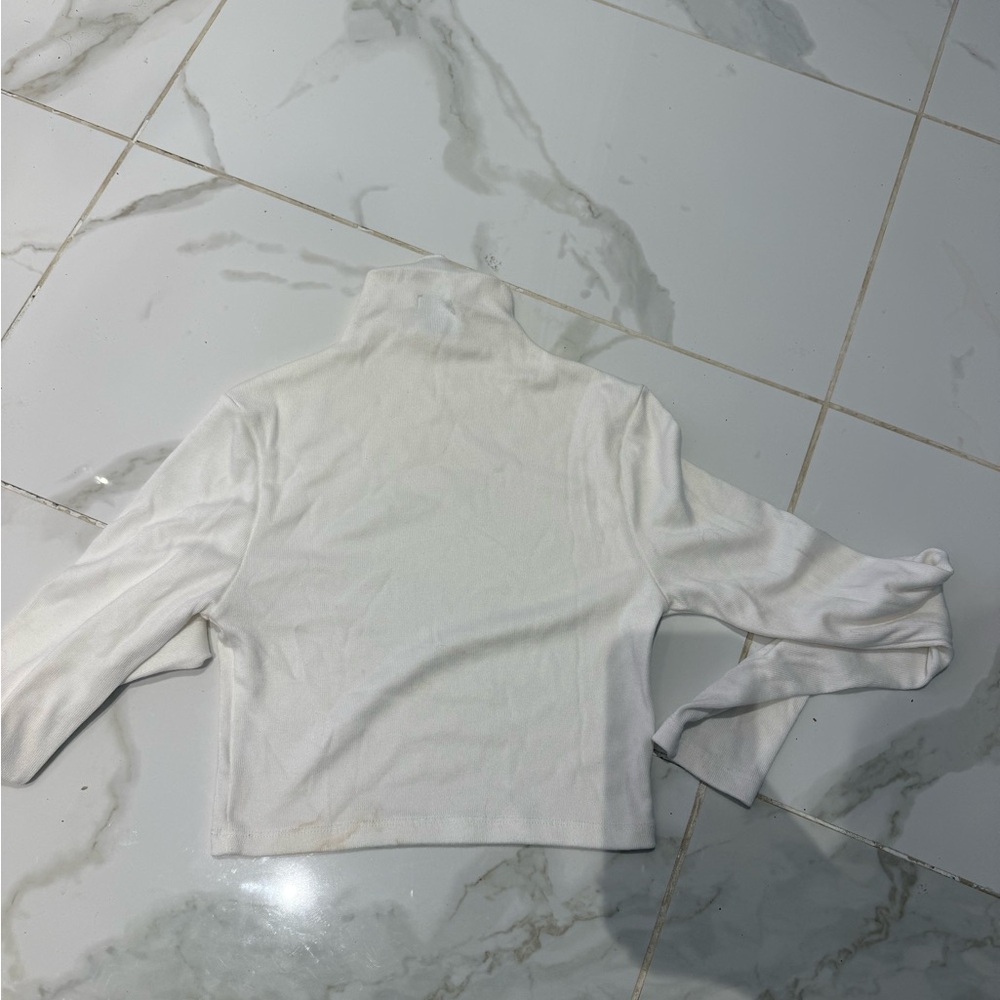 Princess Polly Cream Turtleneck Top